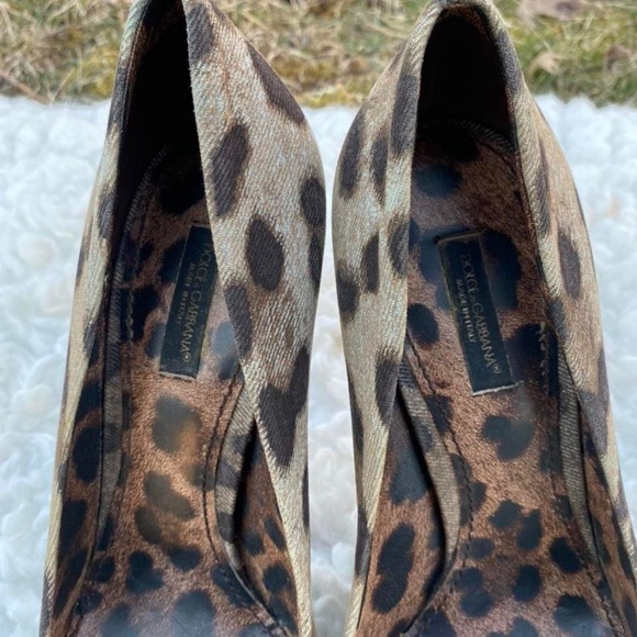 Dolce & Gabbana Décolleté Denim St. Leo Heels 👠 - Picture 4 of 5